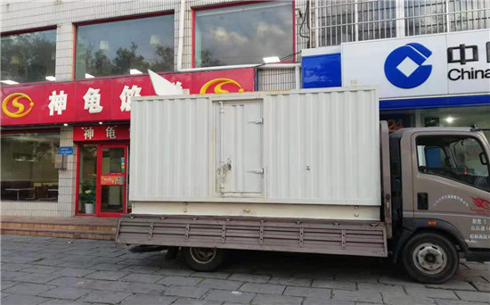 石排镇出租发电机施工案例